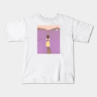 Lavender Cottage Kids T-Shirt